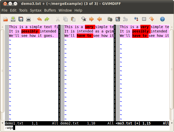 Screenshot: Saving and closing